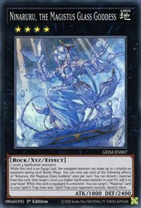 Ninaruru, the Magistus Glass Goddess [GEIM-EN007] Super Rare - Yugioh Cards For Your TCG Needs!