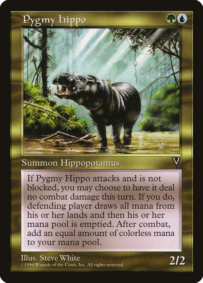 Pygmy Hippo [Visions] Magic: The Gathering