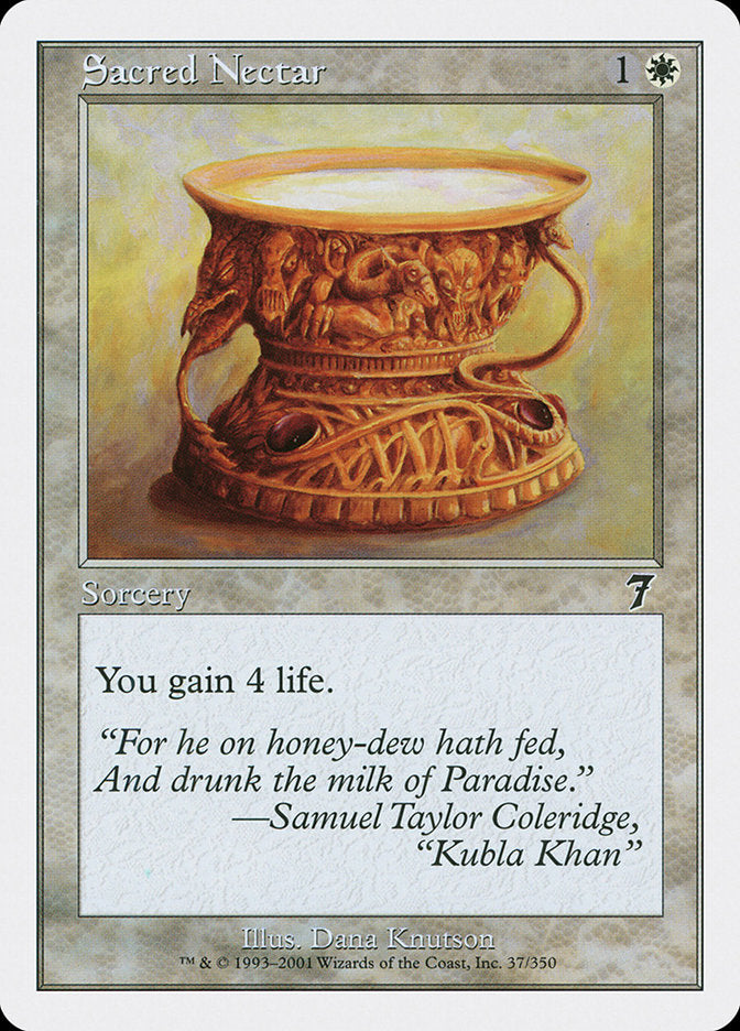 Sacred Nectar [Seventh Edition] Magic: The Gathering