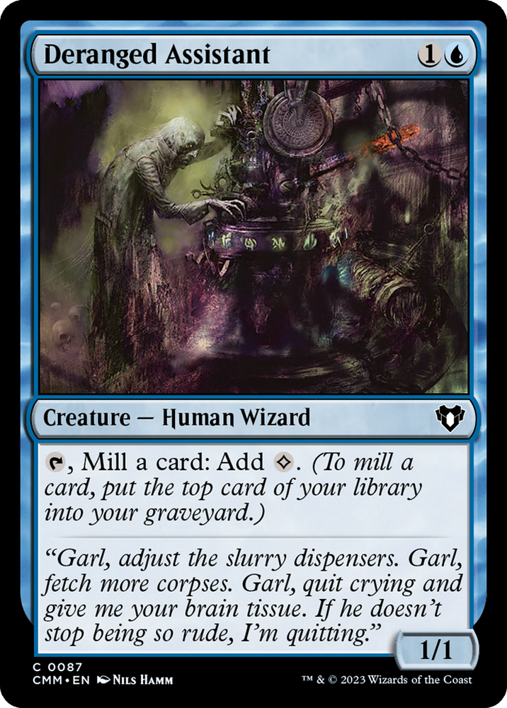 Deranged Assistant [Commander Masters] Magic: The Gathering