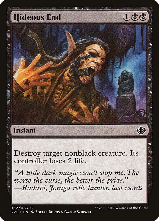 Hideous End (Garruk vs. Liliana) [Duel Decks Anthology] Magic: The Gathering