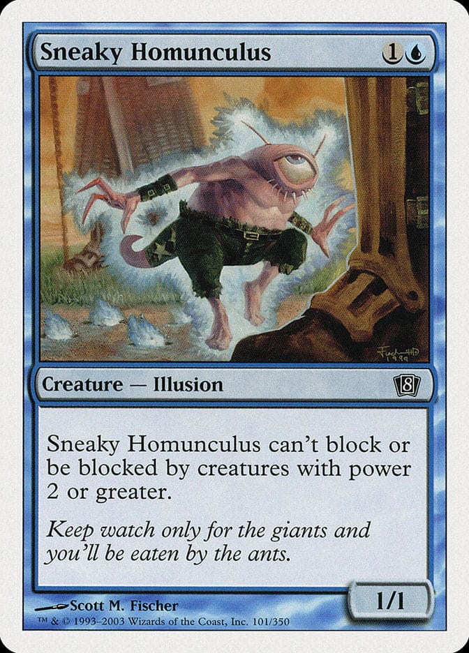 Sneaky Homunculus [Eighth Edition] Magic: The Gathering