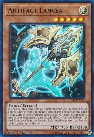 Artifact Lancea [DUDE-EN033] Ultra Rare - Yugioh Cards For Your TCG Needs!