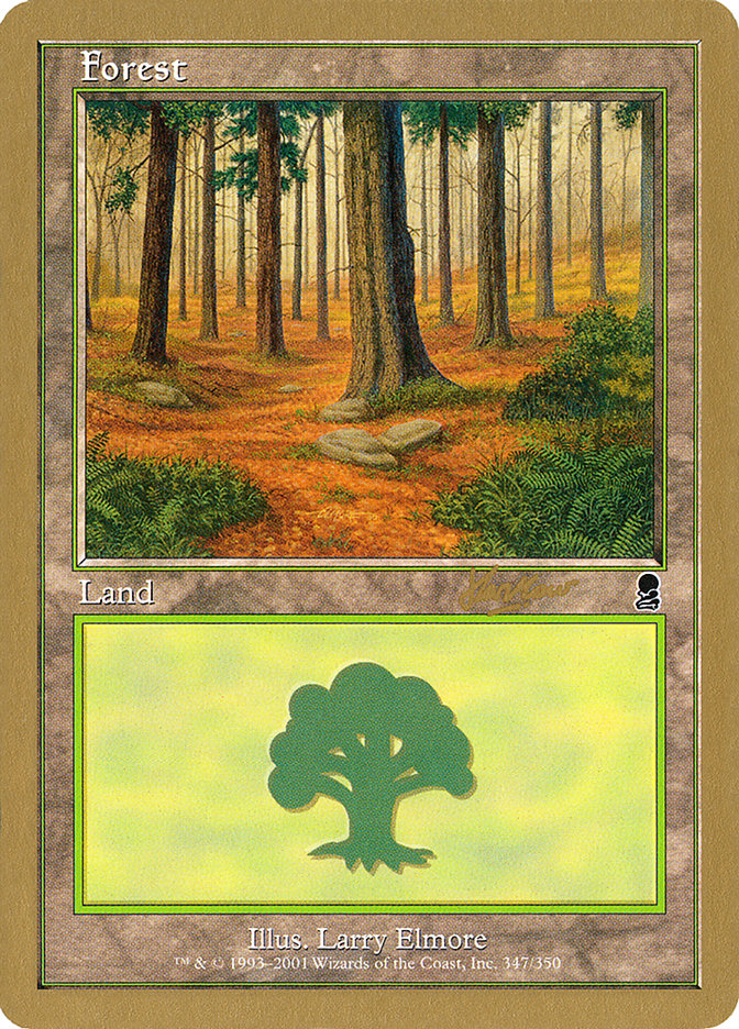 Forest (shh347) (Sim Han How) [World Championship Decks 2002] Magic: The Gathering