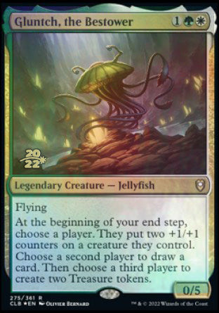 Gluntch, the Bestower [Commander Legends: Battle for Baldur's Gate Prerelease Promos] Magic: The Gathering