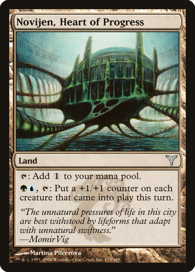 Novijen, Heart of Progress [Dissension] Magic: The Gathering