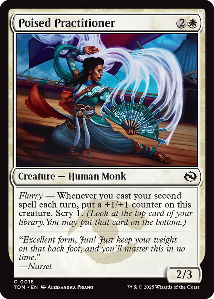 Poised Practitioner [Tarkir: Dragonstorm] Magic: The Gathering