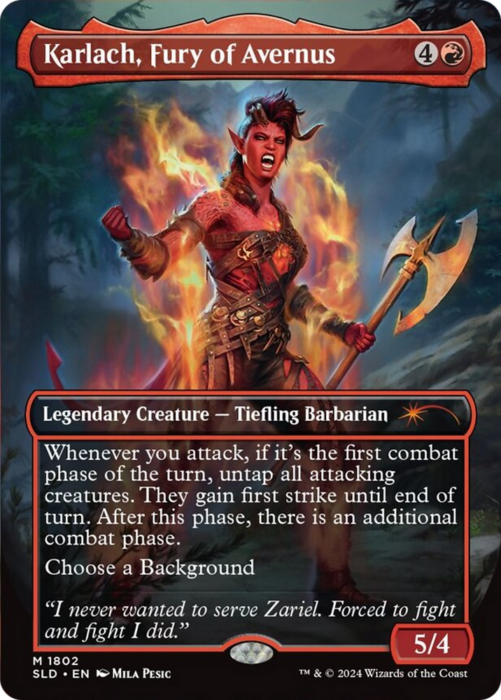 Karlach, Fury of Avernus [Secret Lair Drop Series] Magic: The Gathering