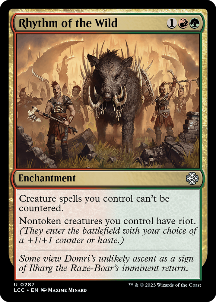 Rhythm of the Wild [The Lost Caverns of Ixalan Commander] Magic: The Gathering