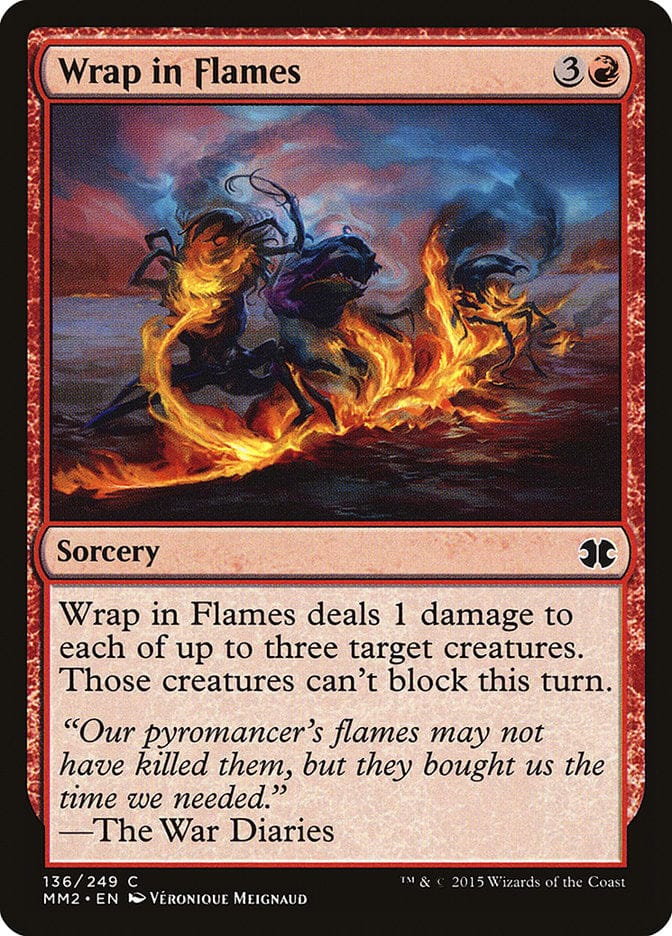 Wrap in Flames [Modern Masters 2015] Magic: The Gathering