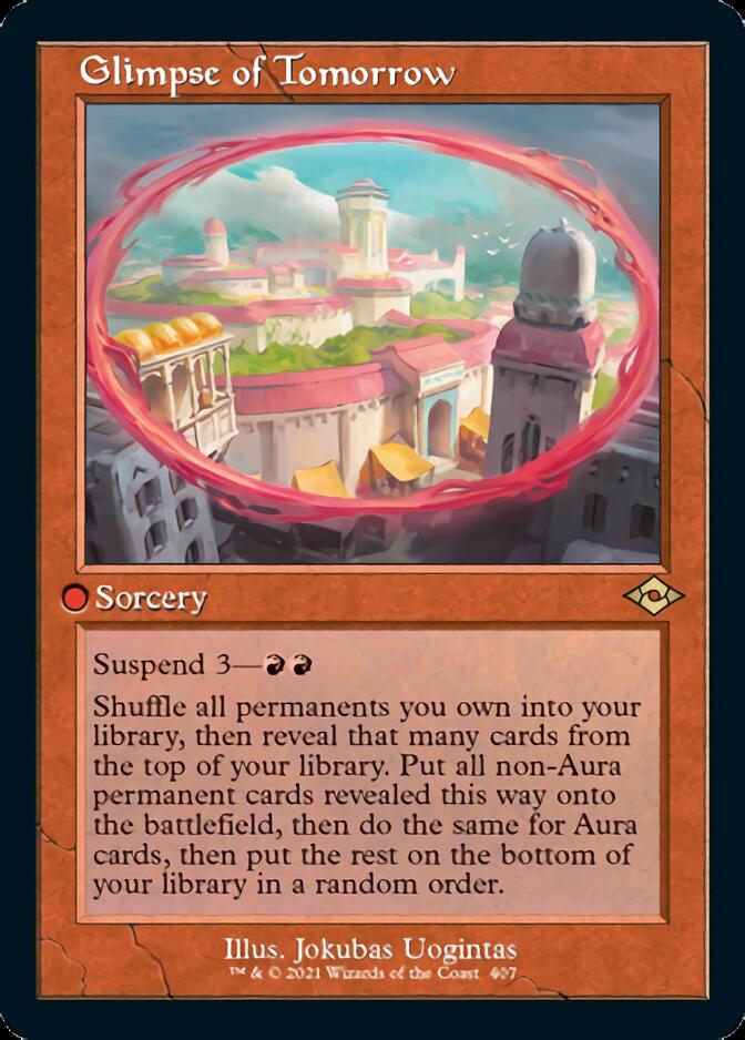 Glimpse of Tomorrow (Retro Foil Etched) [Modern Horizons 2] Magic: The Gathering