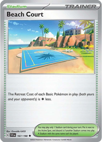 Beach Court (167/198) [Scarlet & Violet: Base Set] - Pokemon Cards For Your TCG Needs!