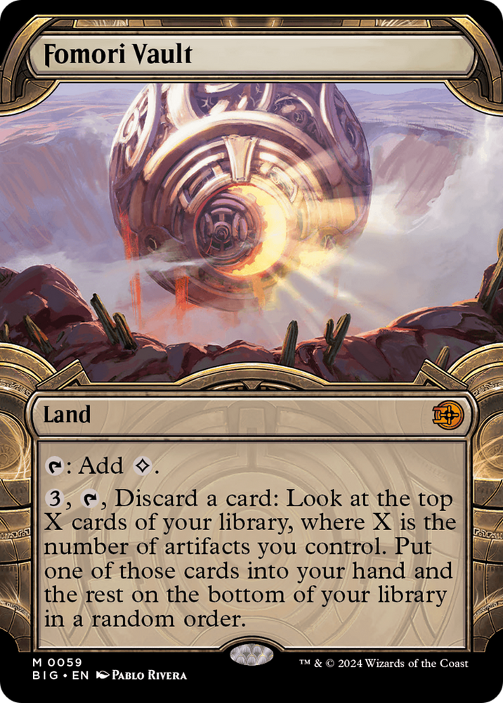 Fomori Vault (Showcase) [Outlaws of Thunder Junction: The Big Score] Magic: The Gathering
