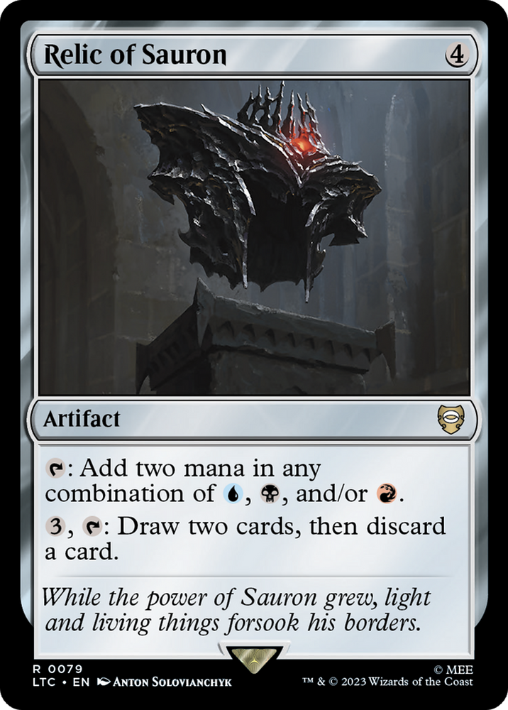 Relic of Sauron [The Lord of the Rings: Tales of Middle-Earth Commander] Magic: The Gathering