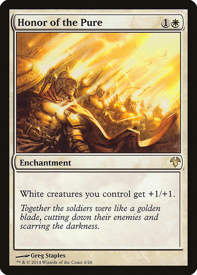 Honor of the Pure [Modern Event Deck 2014] Magic: The Gathering