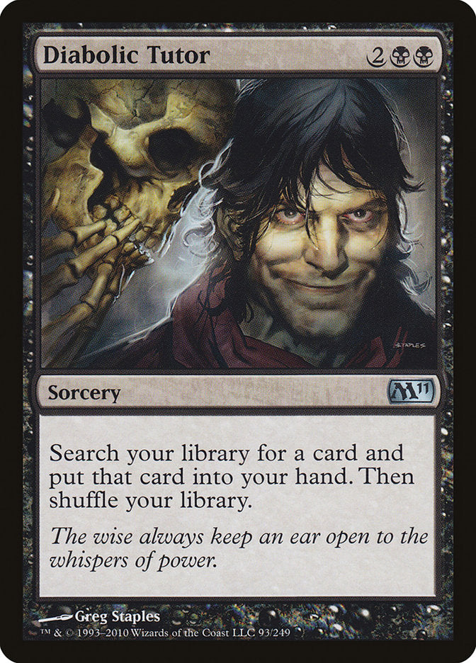 Diabolic Tutor [Magic 2011] Magic: The Gathering