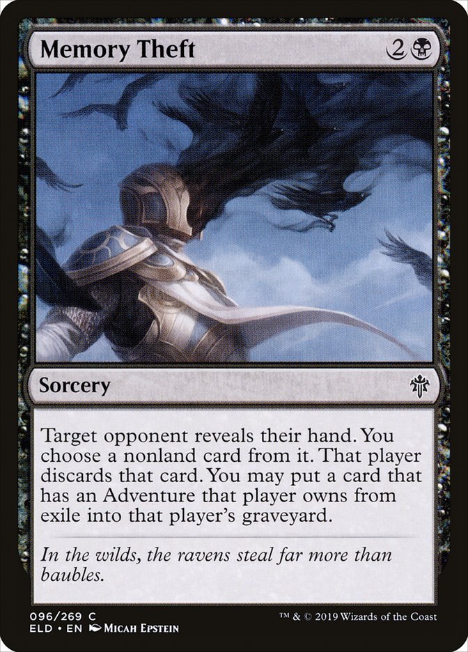 Memory Theft [Throne of Eldraine] Magic: The Gathering