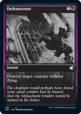 Defenestrate [Innistrad: Double Feature] Magic: The Gathering
