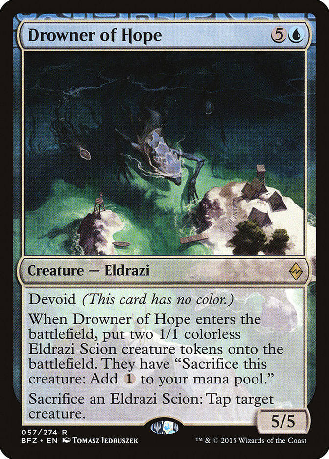 Drowner of Hope [Battle for Zendikar] Magic: The Gathering