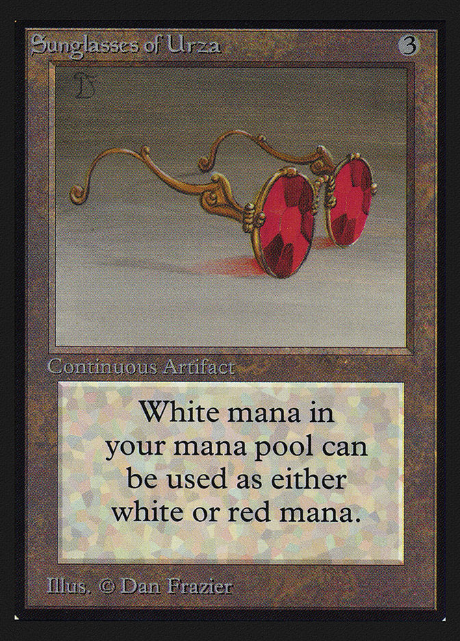Sunglasses of Urza [International Collectors' Edition] Magic: The Gathering