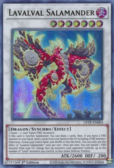 Lavalval Salamander [GFTP-EN003] Ultra Rare - Yugioh Cards For Your TCG Needs!