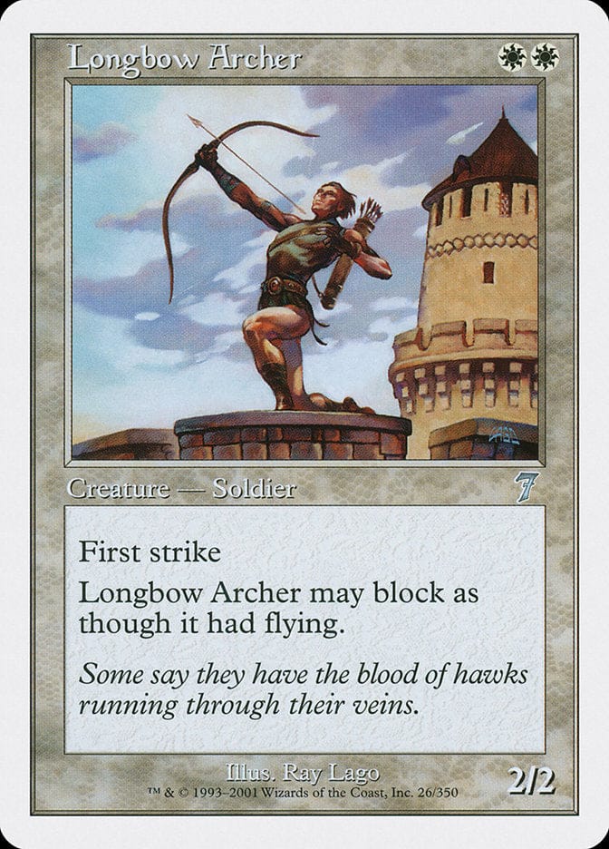 Longbow Archer [Seventh Edition] Magic: The Gathering