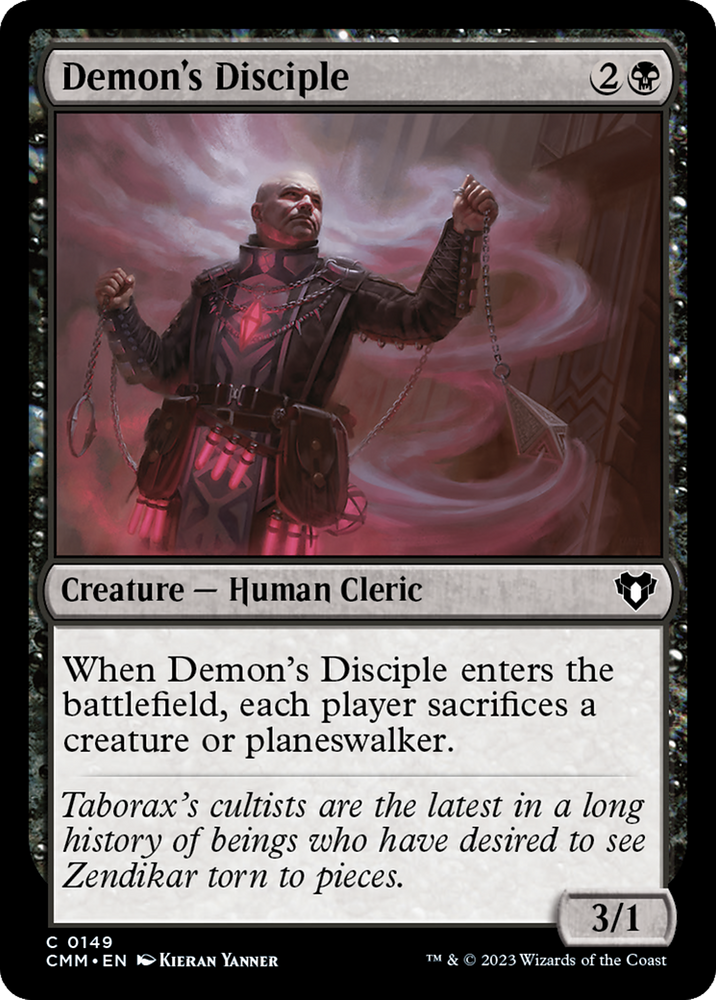 Demon's Disciple [Commander Masters] Magic: The Gathering