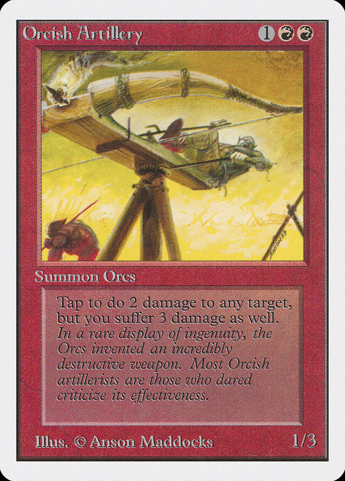 Orcish Artillery [Unlimited Edition] Magic: The Gathering