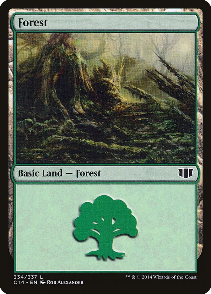 Forest (334) [Commander 2014] Magic: The Gathering