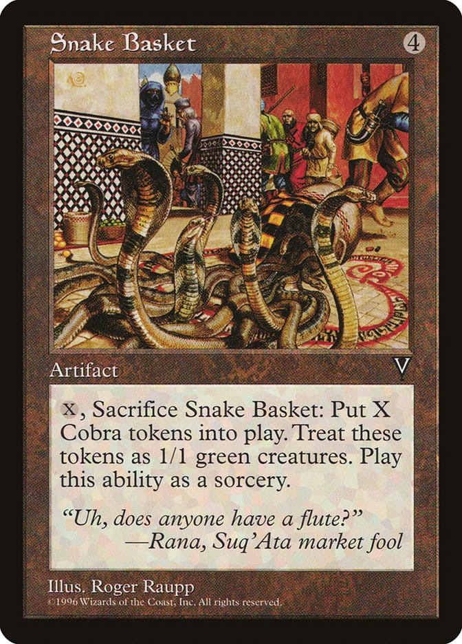 Snake Basket [Visions] Magic: The Gathering