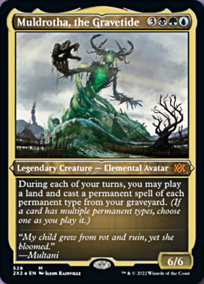 Muldrotha, the Gravetide (Foil Etched) [Double Masters 2022] Magic: The Gathering