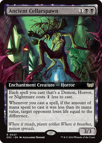 Ancient Cellarspawn (Extended Art) [Duskmourn: House of Horror Commander] Magic: The Gathering