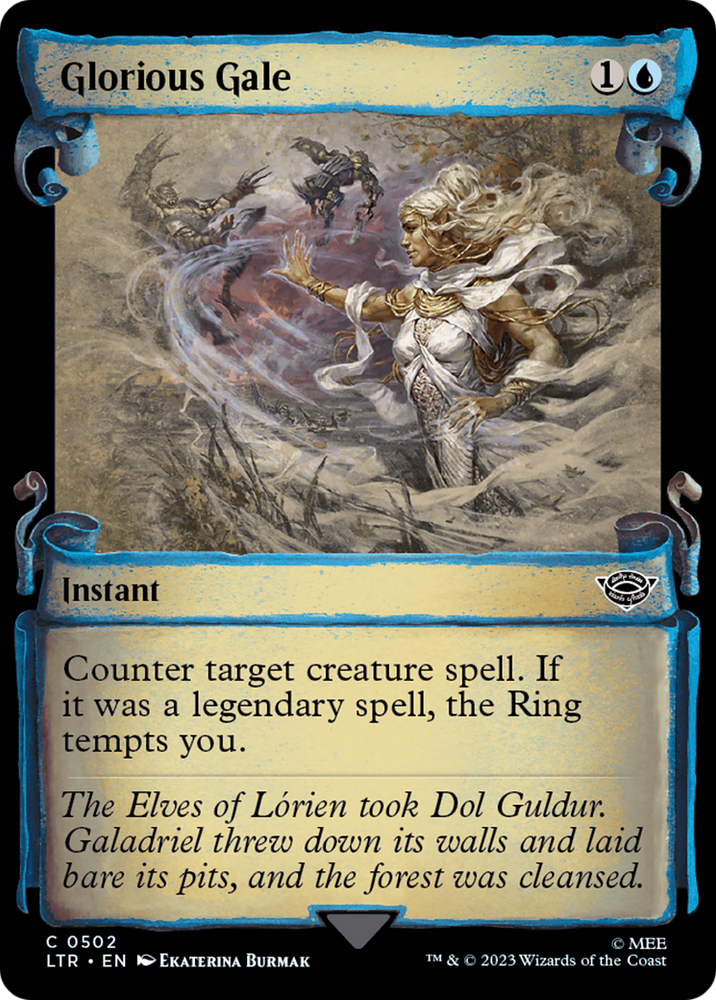 Glorious Gale [The Lord of the Rings: Tales of Middle-Earth Showcase Scrolls] Magic: The Gathering