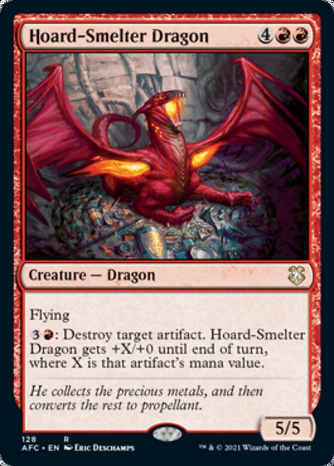 Hoard-Smelter Dragon [Dungeons & Dragons: Adventures in the Forgotten Realms Commander] Magic: The Gathering