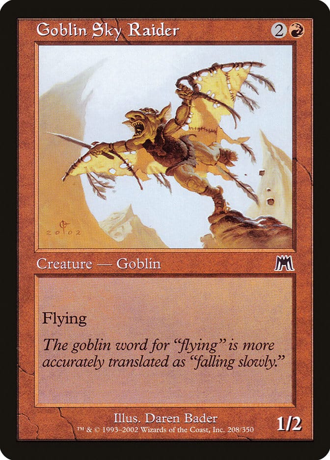 Goblin Sky Raider [Onslaught] Magic: The Gathering