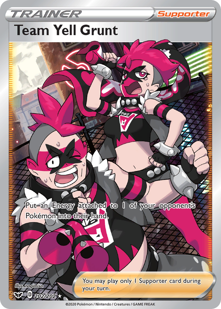 Team Yell Grunt (202/202) [Sword & Shield: Base Set] Pokémon
