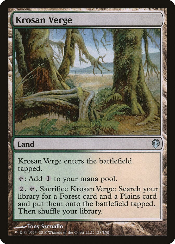 Krosan Verge [Archenemy] Magic: The Gathering