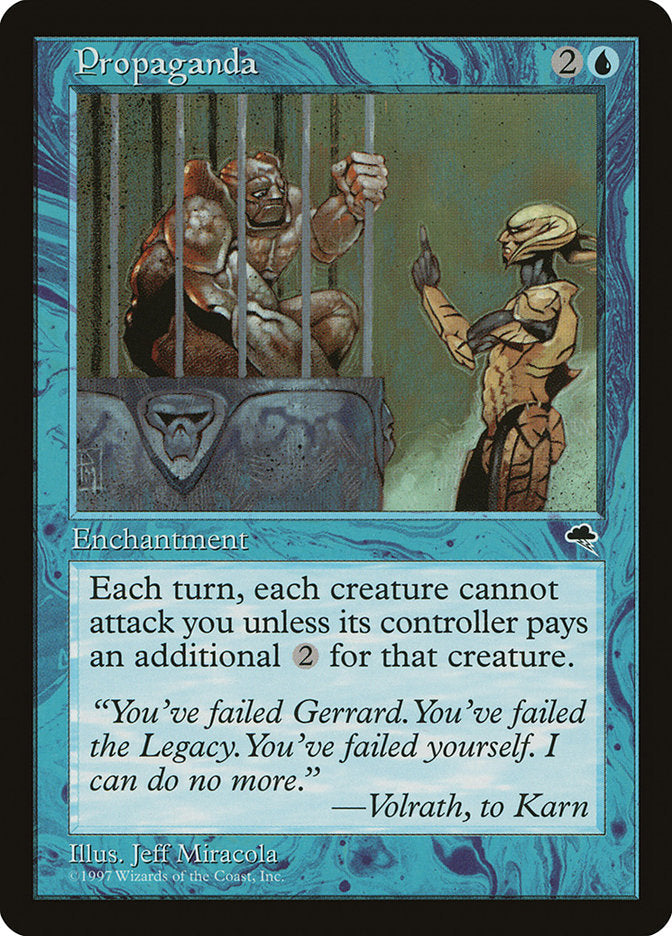 Propaganda [Tempest] Magic: The Gathering