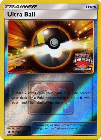 Ultra Ball (135/149) (NA Championship Promo Staff) [Sun & Moon: Base Set] Pokémon