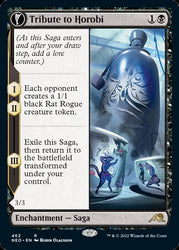Tribute to Horobi // Echo of Death's Wail (Extended Art) [Kamigawa: Neon Dynasty] Magic: The Gathering