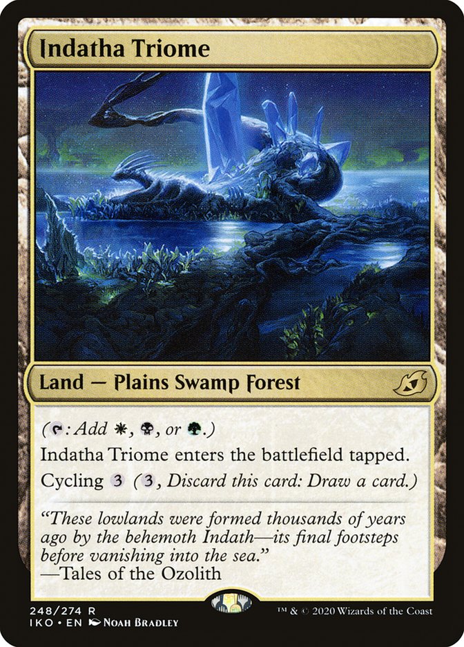 Indatha Triome [Ikoria: Lair of Behemoths] Magic: The Gathering