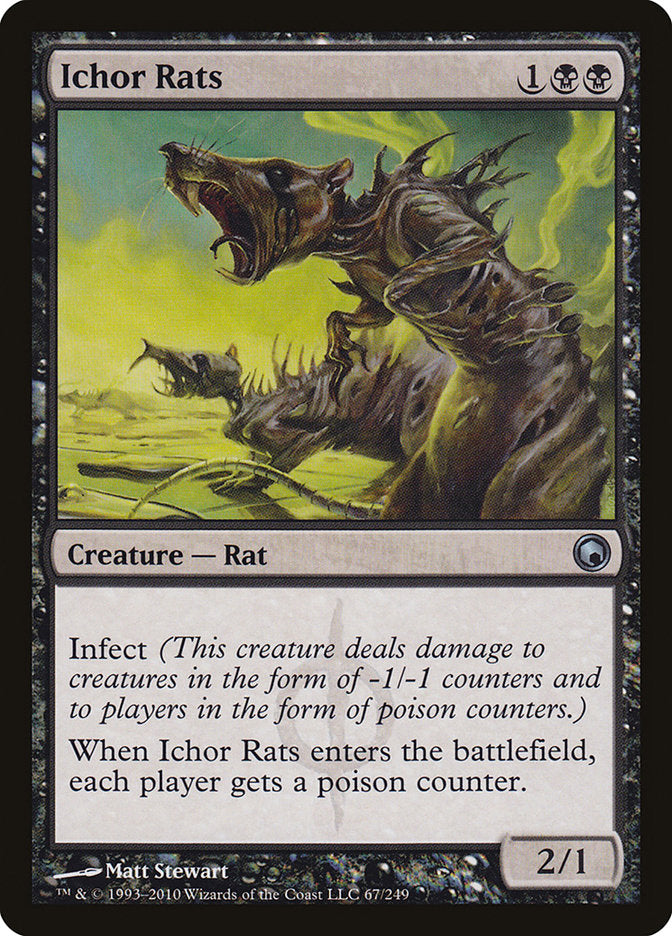 Ichor Rats [Scars of Mirrodin] Magic: The Gathering