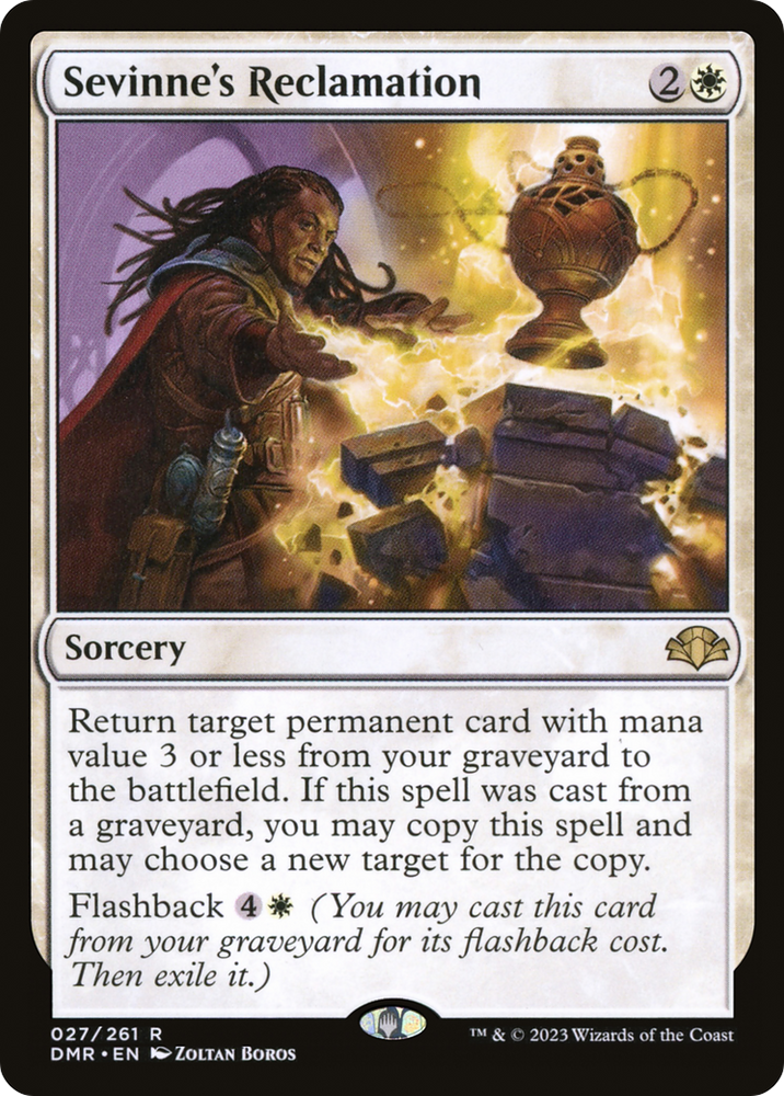 Sevinne's Reclamation [Dominaria Remastered] Magic: The Gathering