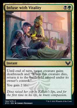 Infuse with Vitality [Strixhaven: School of Mages] Magic: The Gathering