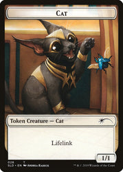 Cat (27) // Cat (28) Double-Sided Token [Secret Lair Drop Series] Magic: The Gathering