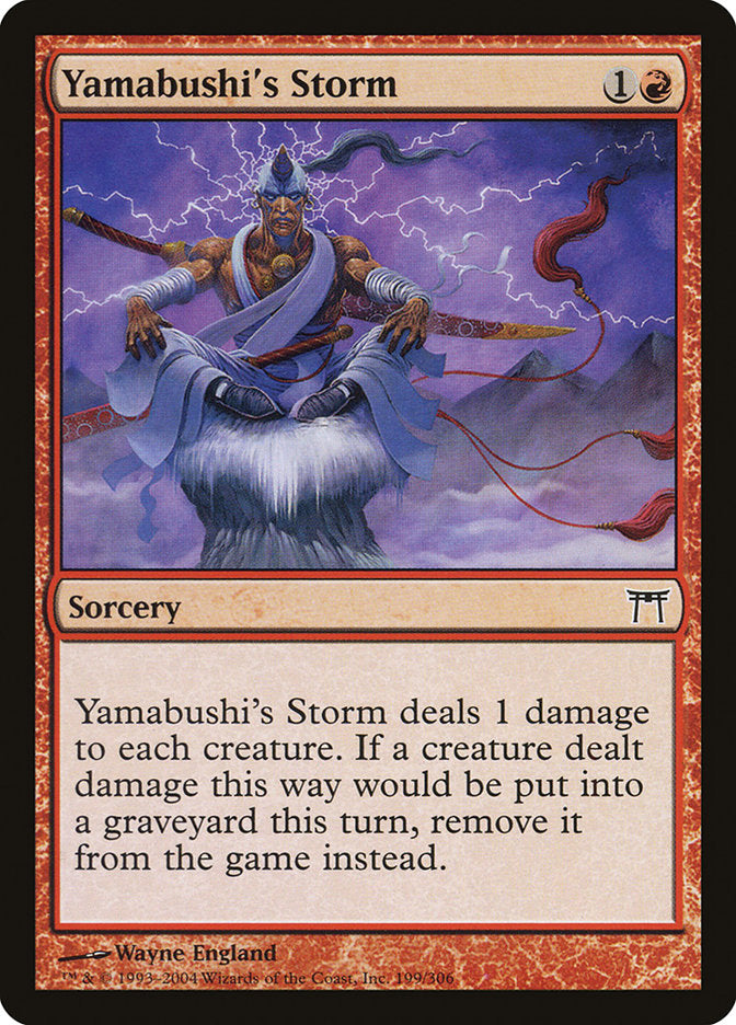 Yamabushi's Storm [Champions of Kamigawa] Magic: The Gathering