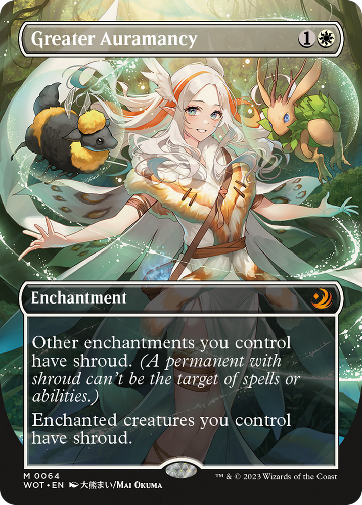 Greater Auramancy (Anime Borderless) [Wilds of Eldraine: Enchanting Tales] Magic: The Gathering