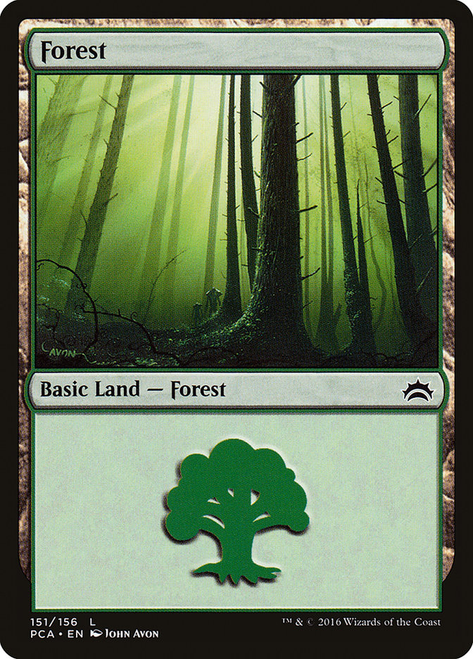 Forest (151) [Planechase Anthology] Magic: The Gathering