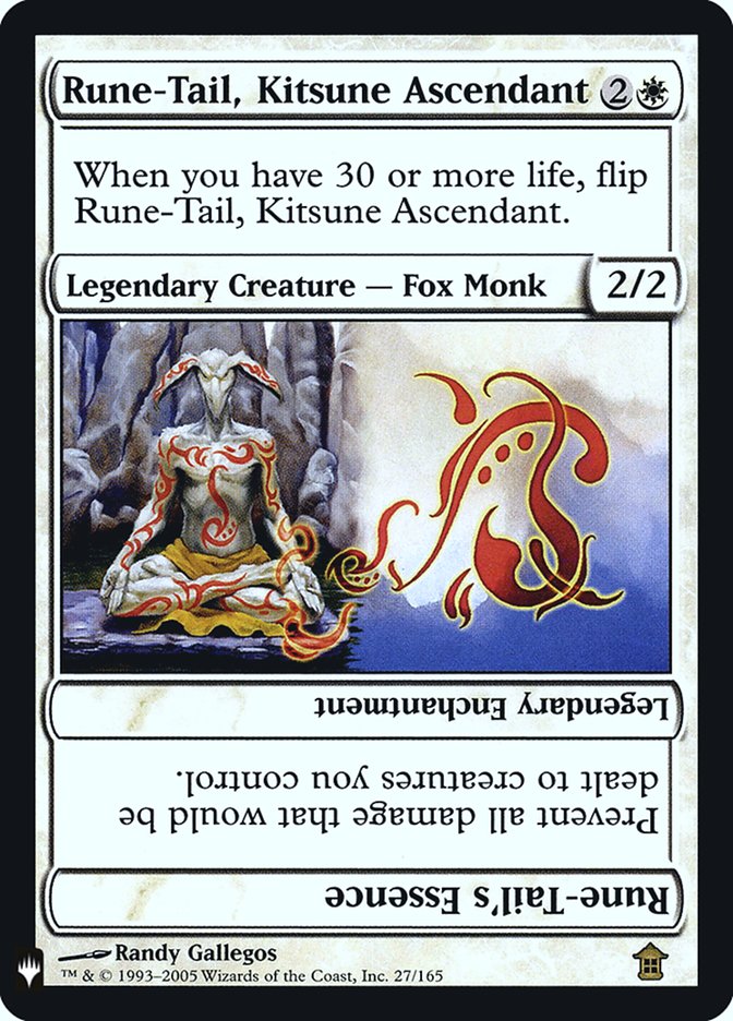 Rune-Tail, Kitsune Ascendant // Rune-Tail's Essence [Mystery Booster] Magic: The Gathering