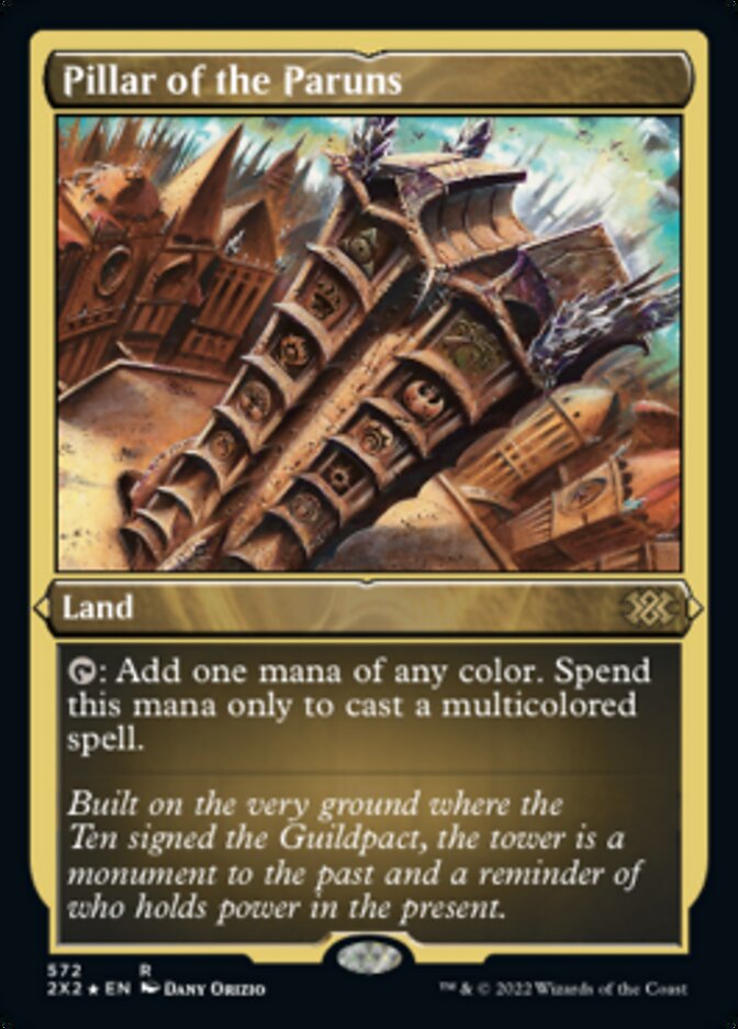 Pillar of the Paruns (Foil Etched) [Double Masters 2022] Magic: The Gathering